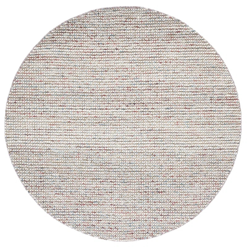 Latitude Run® Vermont Hand Woven Wool Solid Color Rug