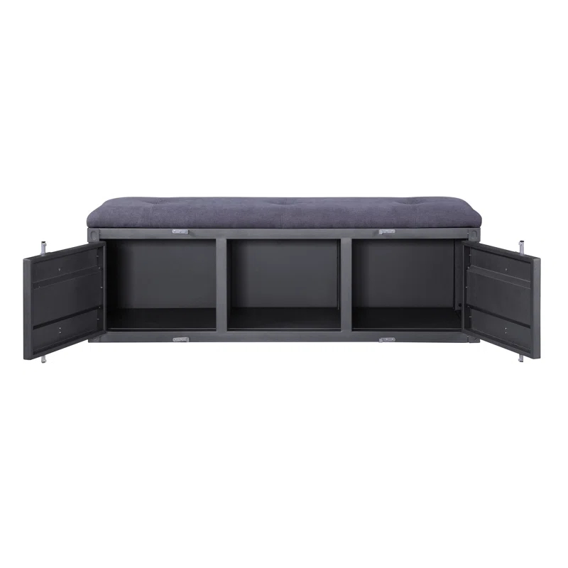 Acme Cargo Fabric Upholstered Storage Bench