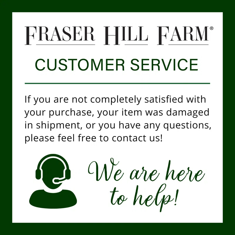 Fraser Hill Farm 108'' in. Lighted Faux Pine Garland
