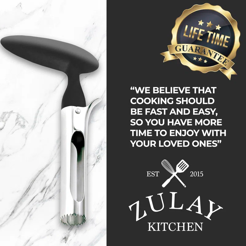 Zulay Kitchen Zulay Kitchen Apple Corer Durable Apple Corer Remover Stainless Steel Cupcake Corer