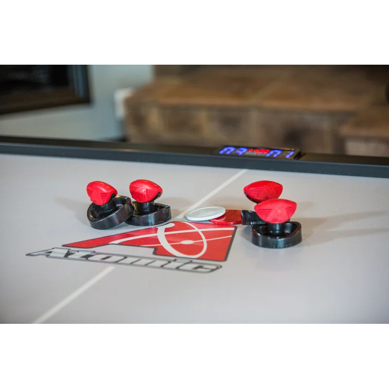 AH800 8' Air Hockey Table with Digital Scoreboard and Lights