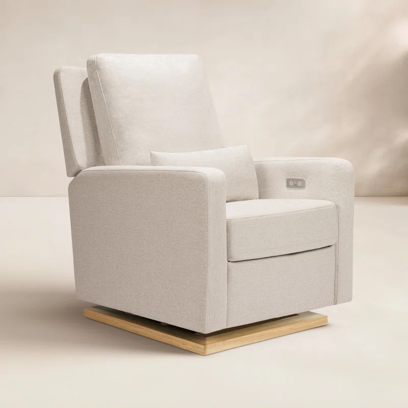 Sigi Electronic Recliner And Glider In Eco-Performance Fabric With USB Port | Water Repellent & Stain Resistant