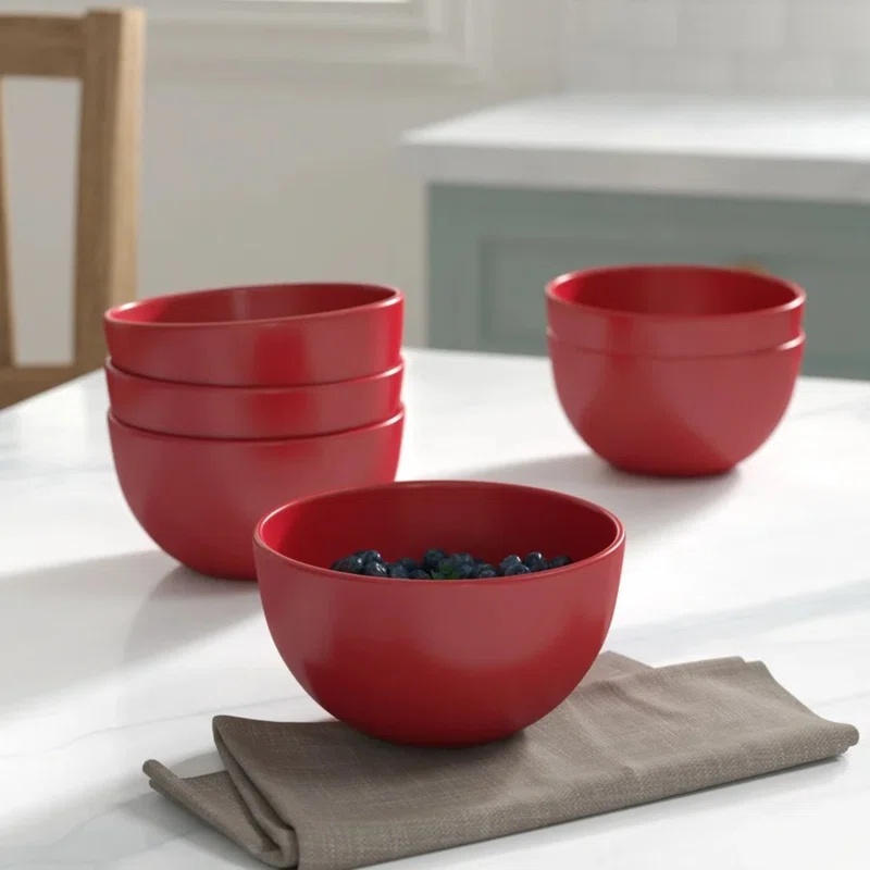 Ten Strawberry Street Wazee Matte 16 oz. Cereal Bowl (Set of 6)