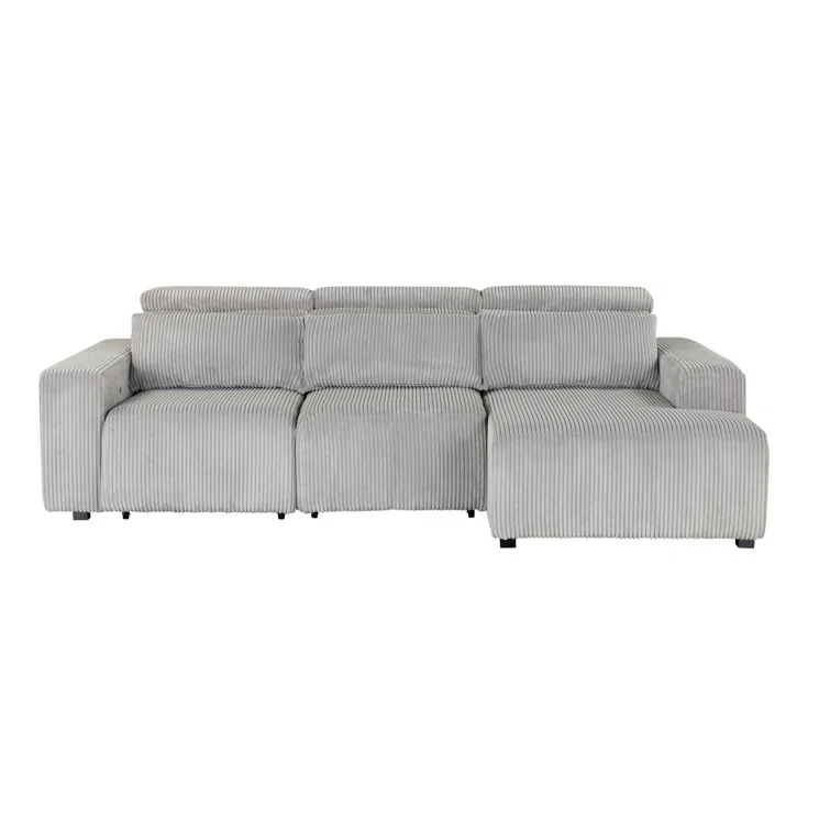Global Furniture USA 3 - Piece Upholstered Power Reclining Sectional