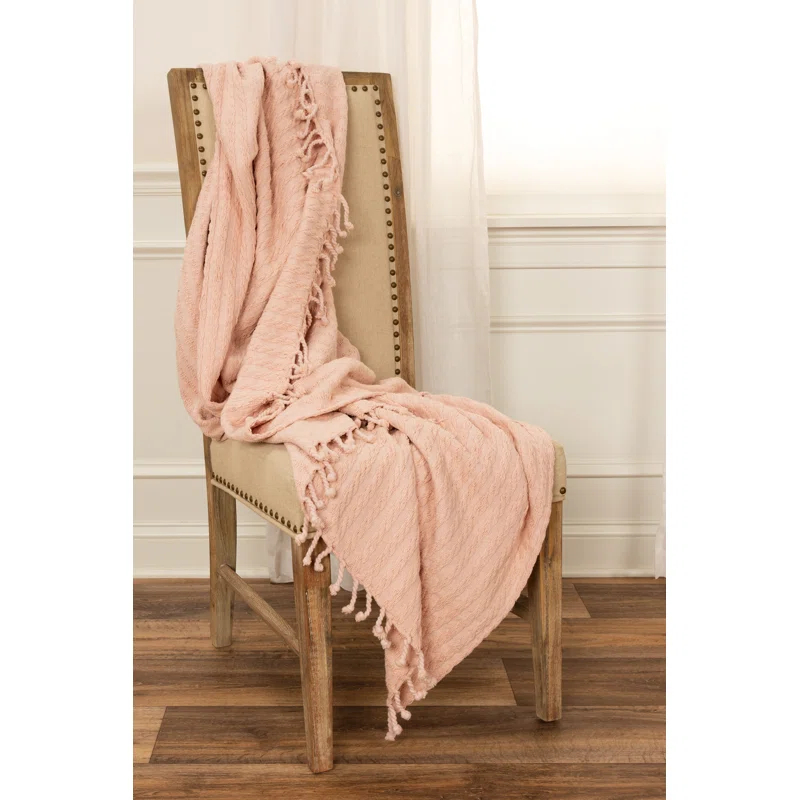 Rizzy Home Hand Woven Throw Blanket