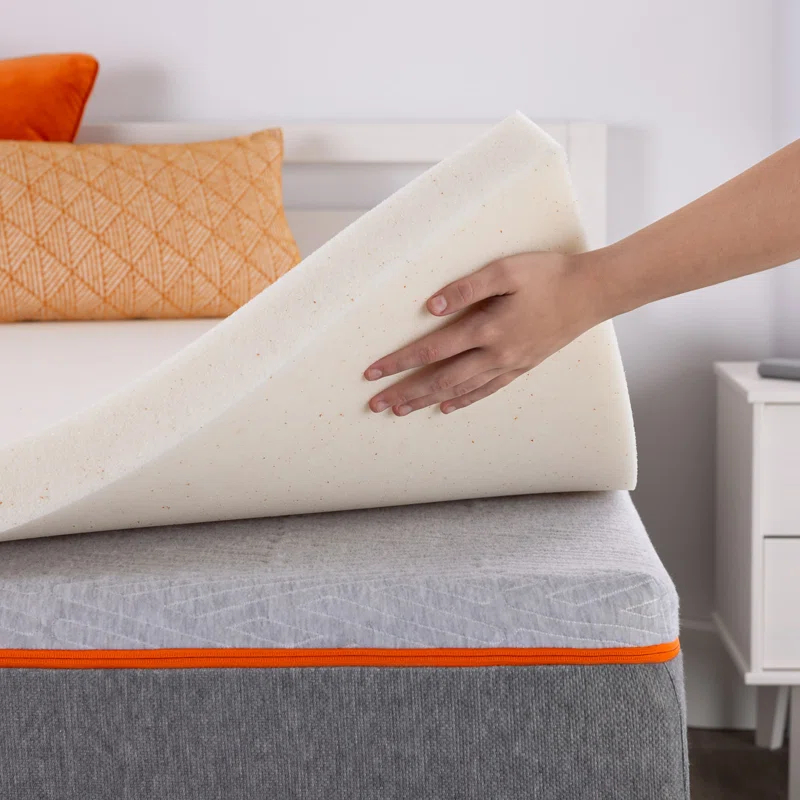 Craft & Trade CopperGel Cooling, Pressure-Relieving Memory Foam Mattress Topper, 2 Inch