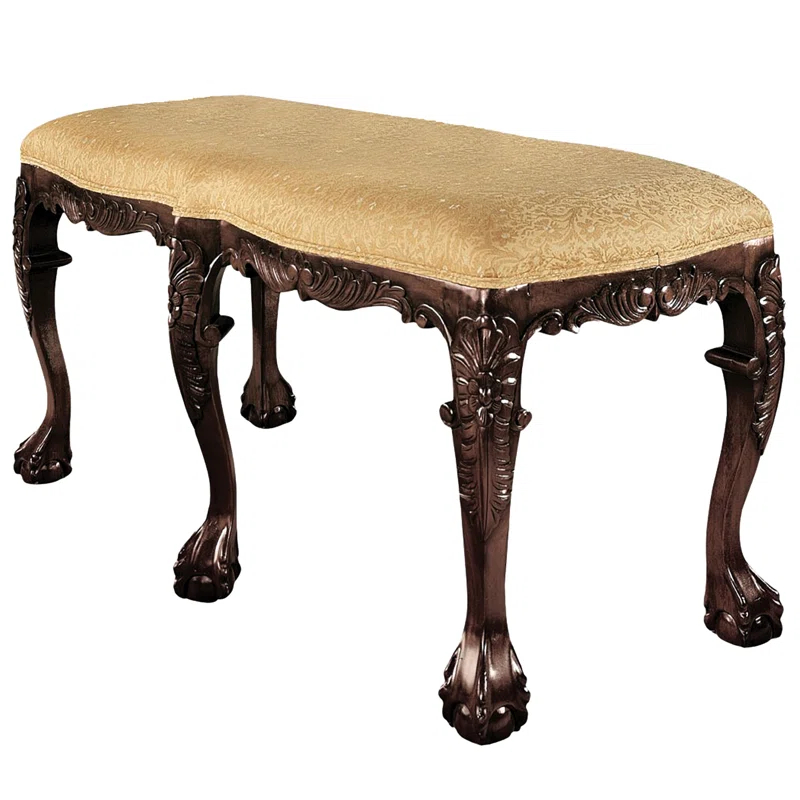 Design Toscano French Baroque Renaissance Décor Vanity Stool