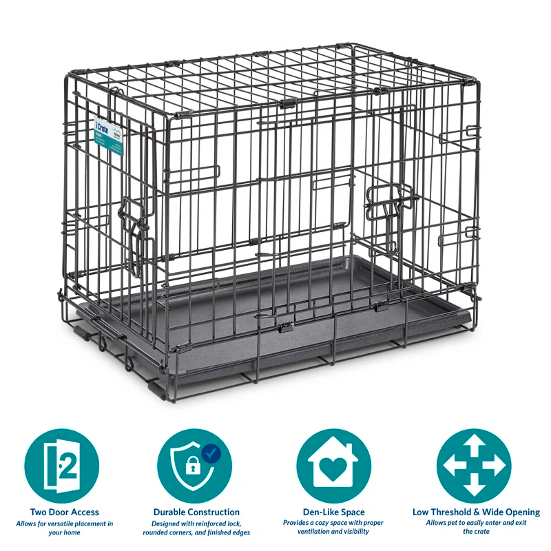 MidWest Homes for Pets Double Door iCrate