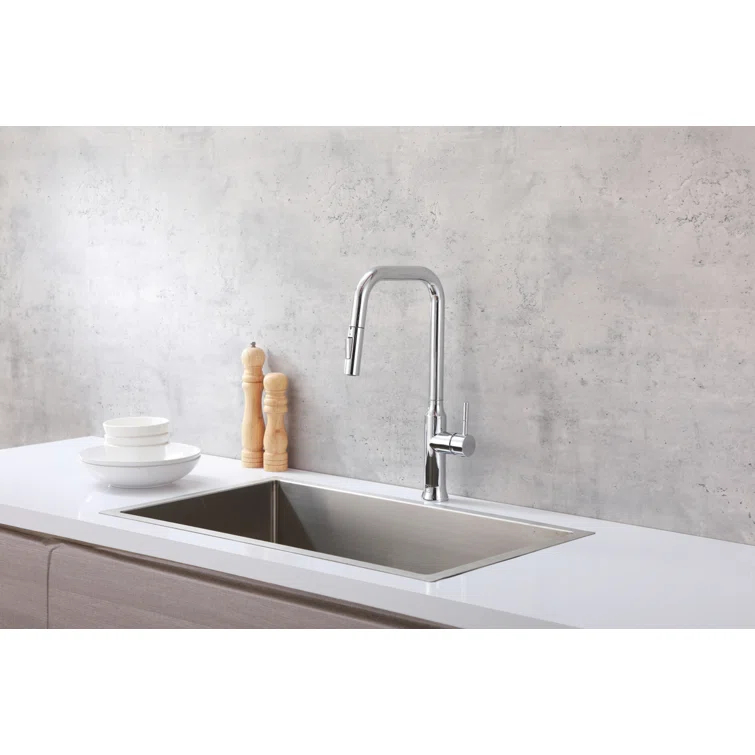 Elegant Lighting Noor Pull Down Kitchen Faucet