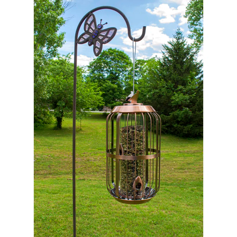 Outdoor Leisure Products Metal Hanging Decorative Bird Feeder