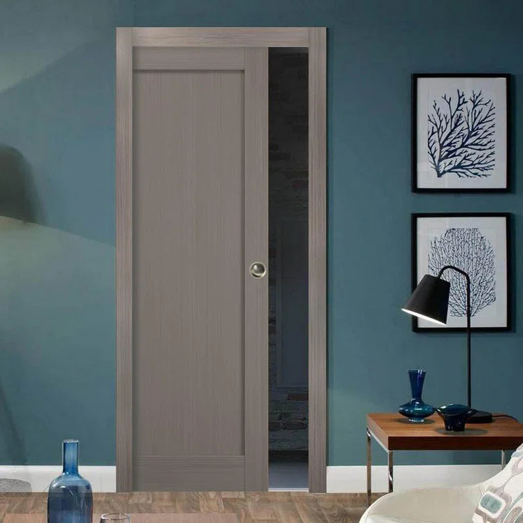SARTODOORS Quadro Paneled Sliding Closet Door