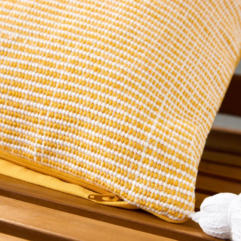 TOWN & COUNTRY TERRA Alara Ribbed Texture Indoor Outdoor Decorative Pillow 20"x20"