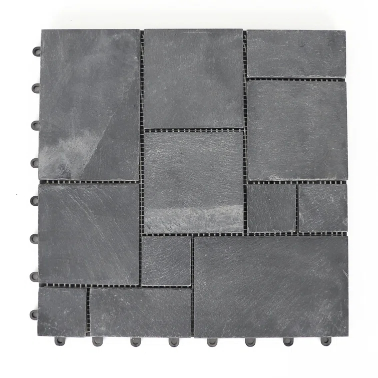 3rd Street Inn Black Slate Stone Tile