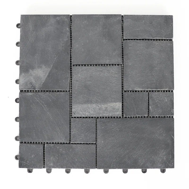 3rd Street Inn Black Slate Stone Tile