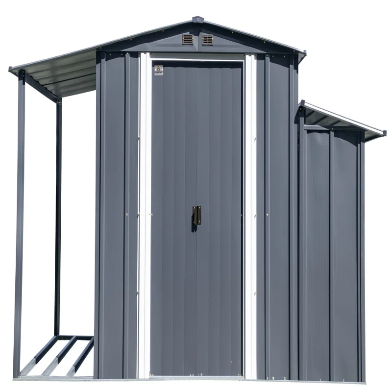 Arrow 3-In-1 Steel Utility Shed