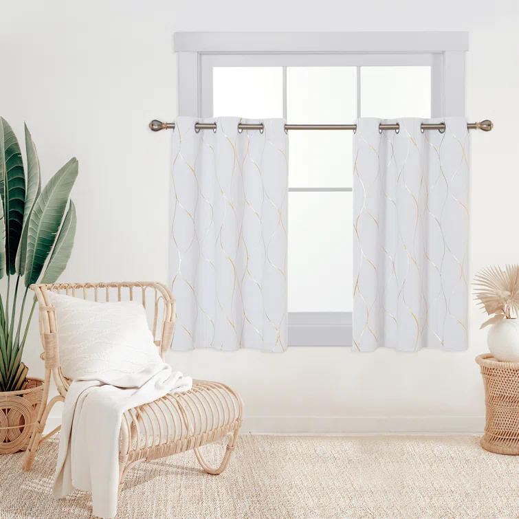 Everly Quinn Boulus Polyester Room Darkening Curtain Pair