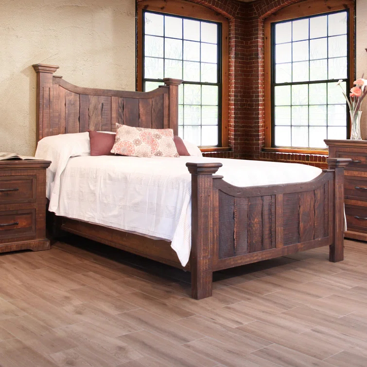 The Twillery Co.® Alianna Solid Wood Panel Bed