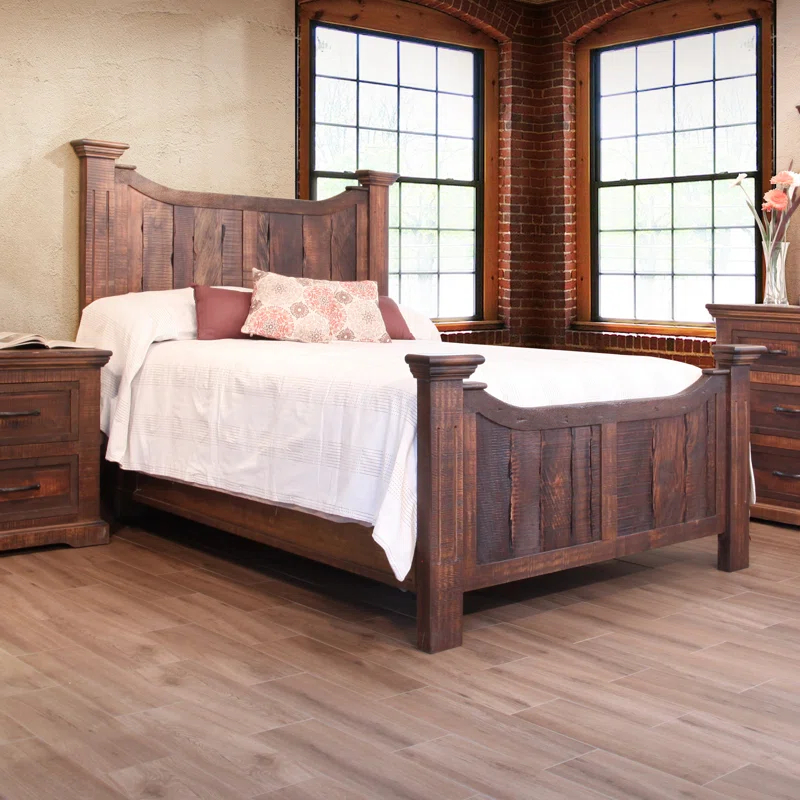 The Twillery Co.® Alianna Solid Wood Panel Bed
