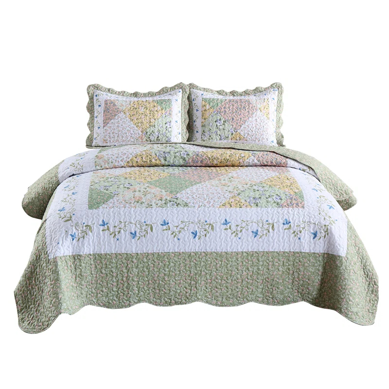 MarCielo BYLily2022 Floral Quilt Set