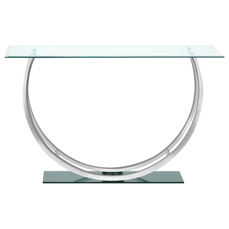 Alma Danville 48'' Glass Top Console Table