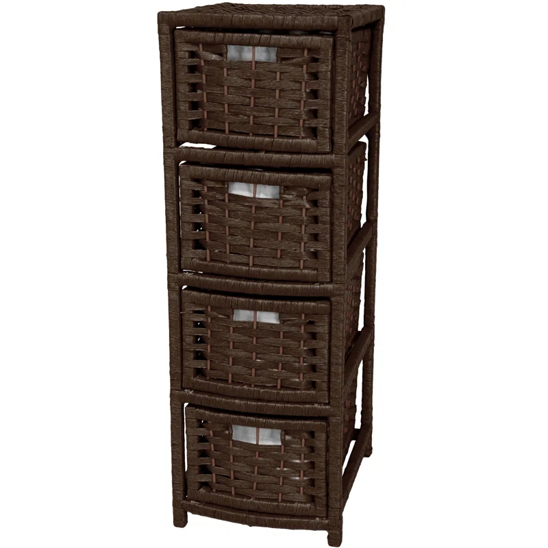 World Menagerie Slate 4 Drawer Storage Drawer