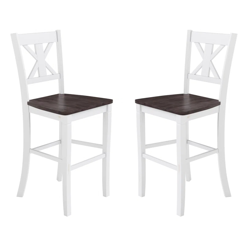 Taylor & Logan Bakersville Solid Wood Counter Stool (Set of 2)