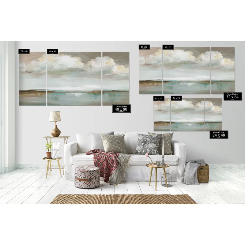 Wexford Home " Big Sky " Painting Print