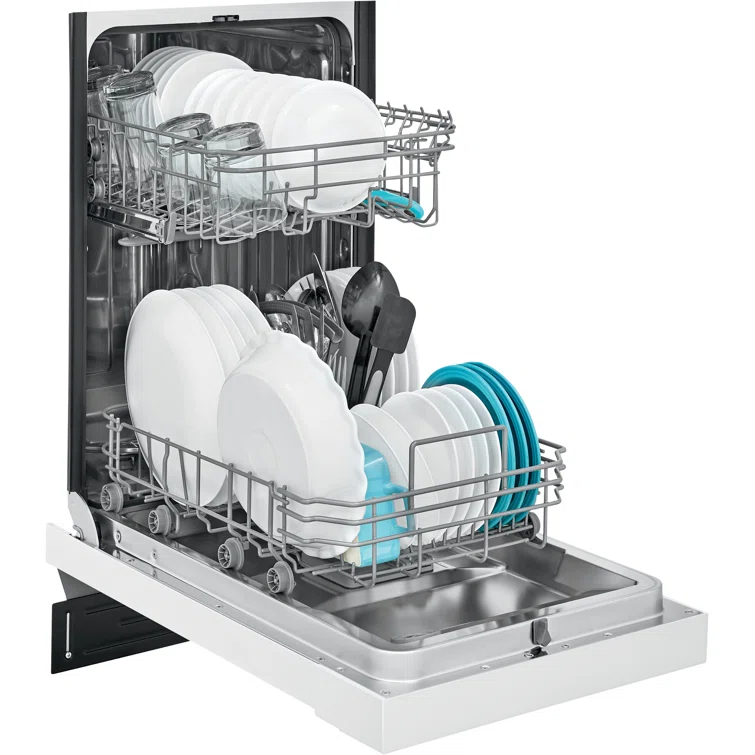 Frigidaire Frigidaire Series 18" 52 dBA Built-in Full Console Dishwasher with Cycle Status Indicators FFBD1831UW