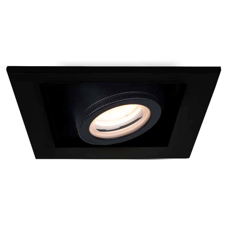 WAC Lighting Silo Air-Tight 6'' Recessed Lighting Housing for New Construction MT-4110T-930-BKBK