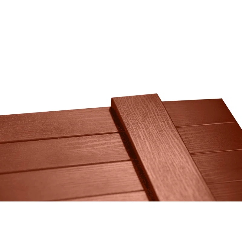 Alpha Shutters Four Board and Batten Closed Vinyl Shutters Pair (Set of 2)