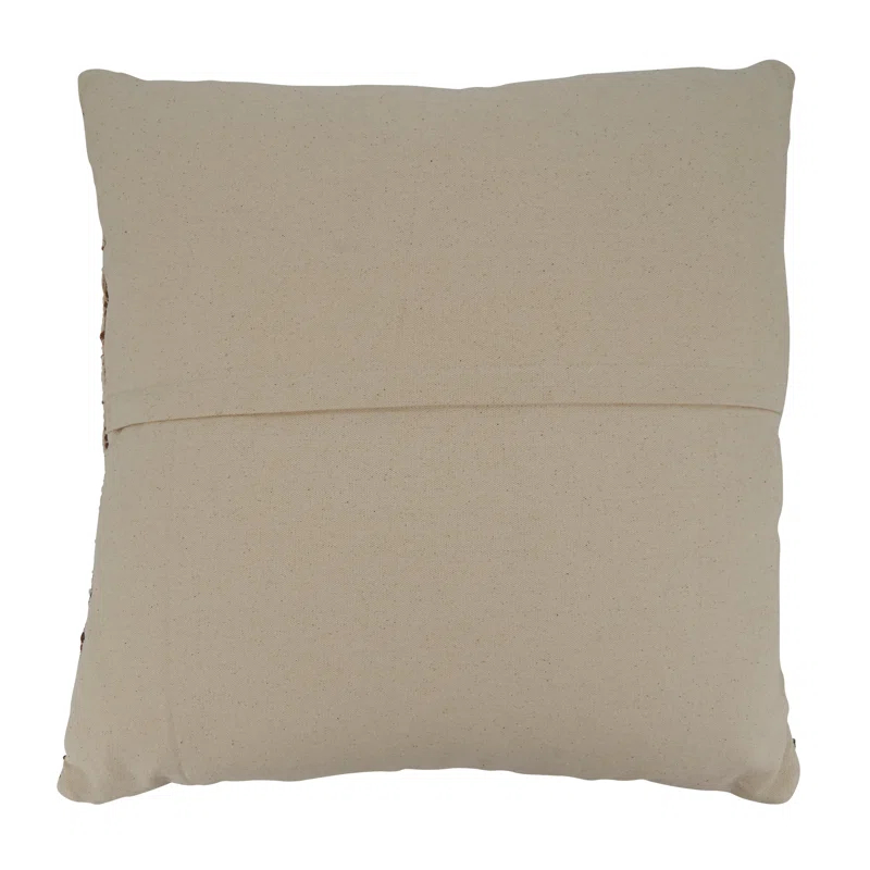 Saro Square Cotton Pillow Cover & Insert | Wayfair