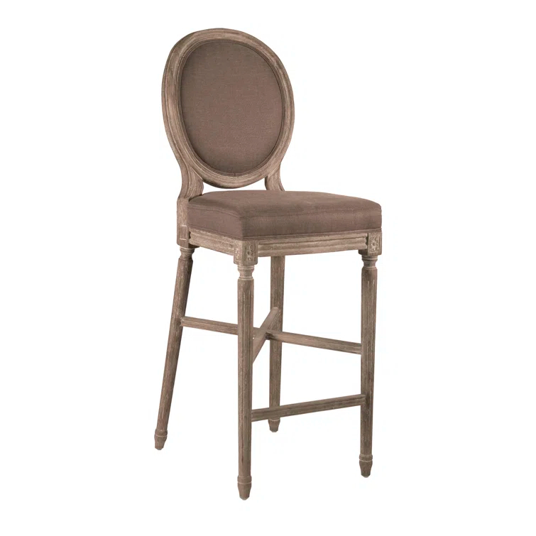 One Allium Way® Asta Upholstered Counter Stool with Solid Wood Frame
