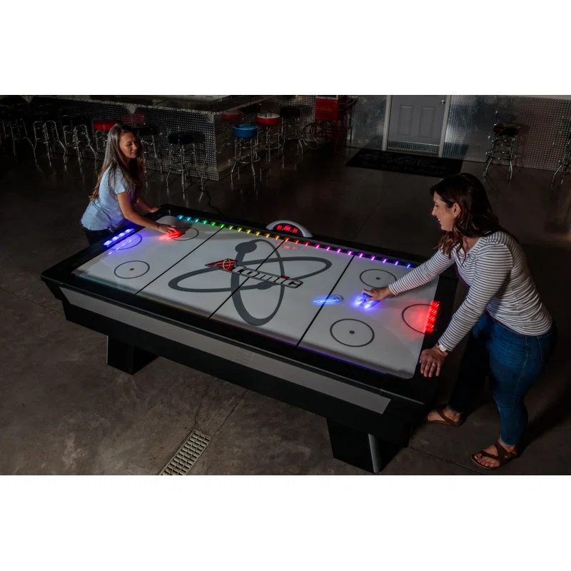 Atomic 7.5' Two Player Air Hockey Table with Digital Scoreboard
