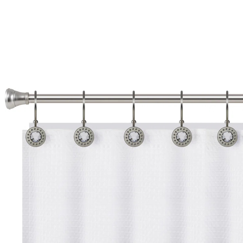 Utopia Alley Zinc Shower Curtain Hook (Set of 12)