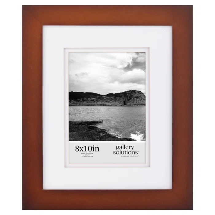 Gallery Solutions Gallery Solutions Wall Mount Or Tabletop Double Airfloat  Mat Picture Frame