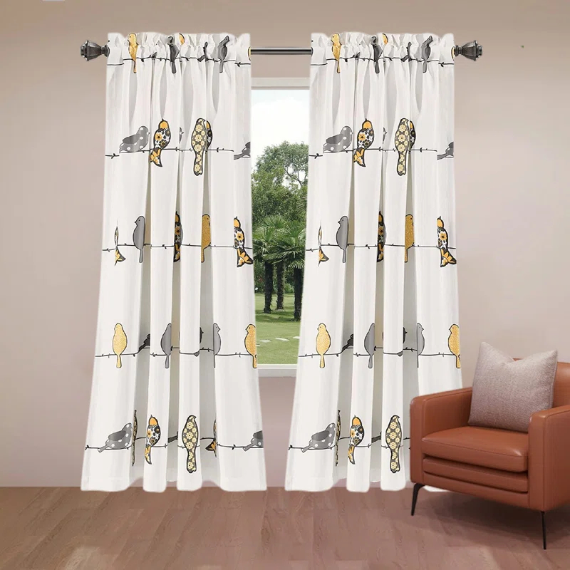 Frifoho Room Darkening Curtain Pair (Set of 2)