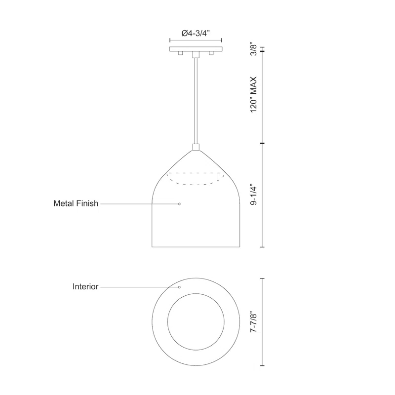 Kuzco Lighting Helena 1 - Light LED Single Pendant
