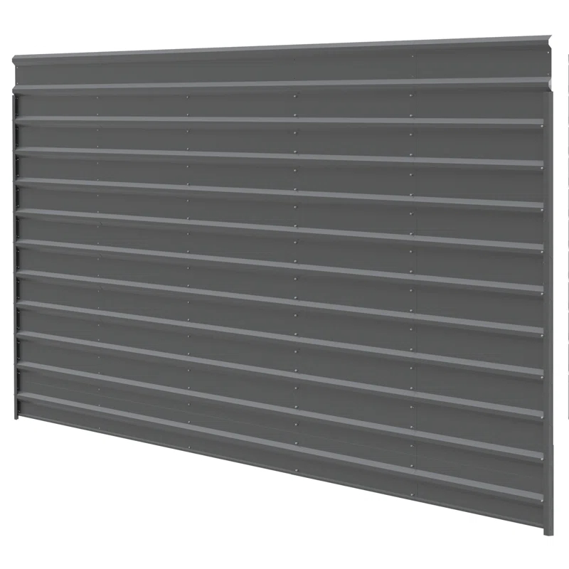 Arrow Black Metal Side Wall for Canopy