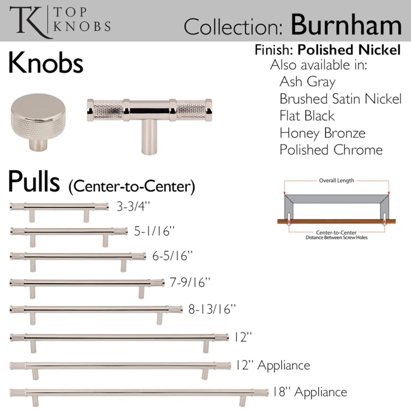 Top Knobs Burnham Bar Pull