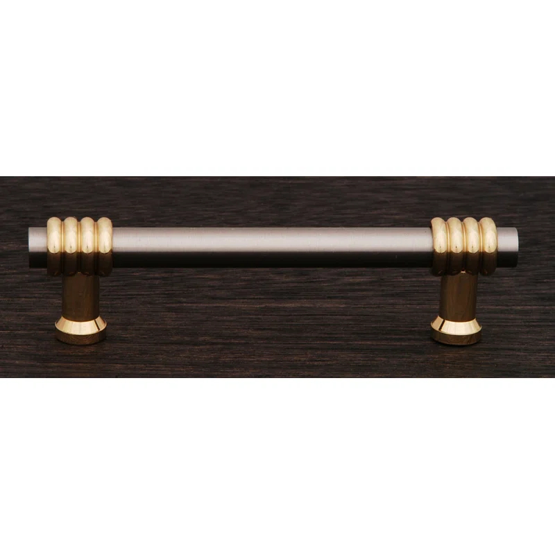 Rk International Two Tone Swirl 3 1/2'' Center to Center Bar Pull CP Series