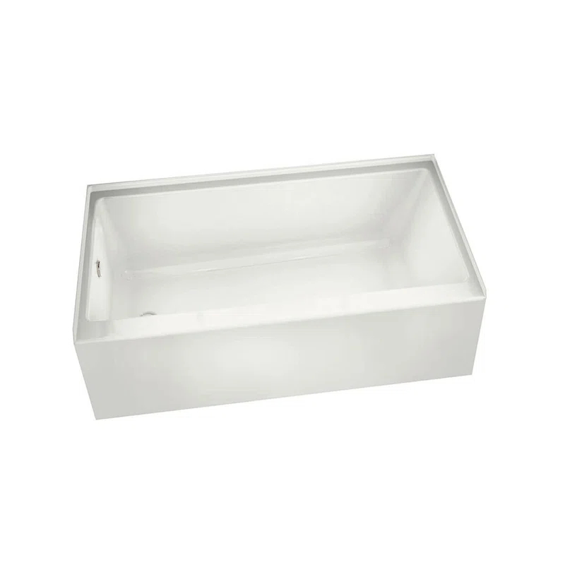 Maax Inc Rubix 59.75'' x 30'' Alcove / Tile In Soaking Acrylic Bathtub 105815-L-000-001