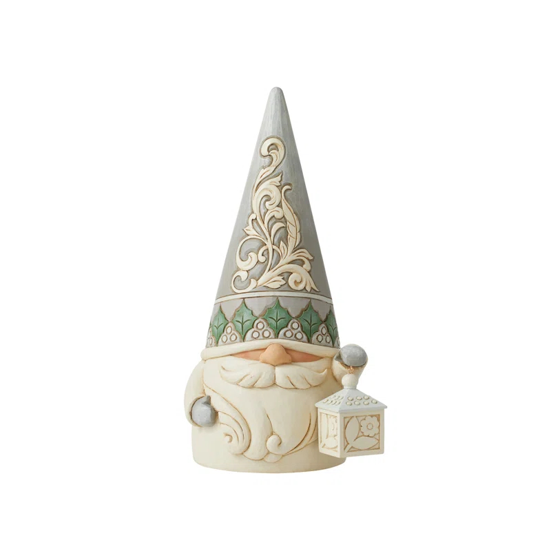 Jim Shore Jim Shore Heartwood Creek Woodland Gnome with Lantern Figurine 12.2in H