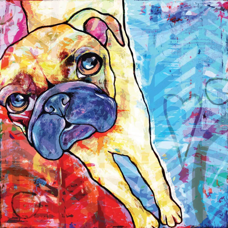 Marmont Hill " Pug Pop Art " by Stephanie Gerace