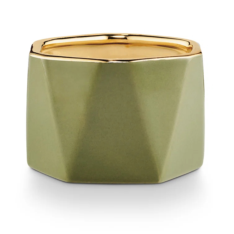 ILLUME Noble Holiday Balsam & Cedar Large Crackle Glass Candle