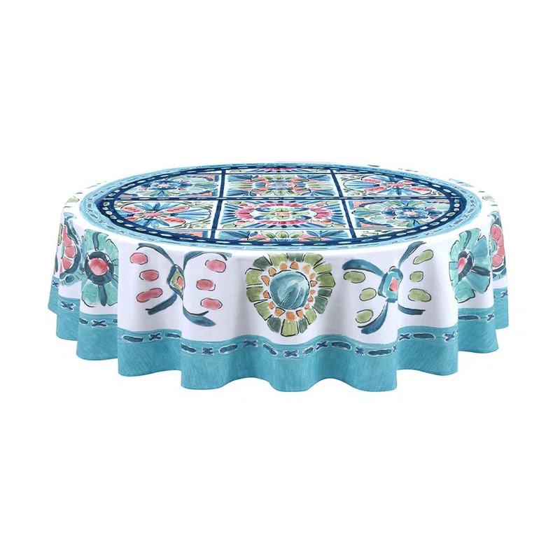 Laural Home Boho Plaza Round Tablecloth