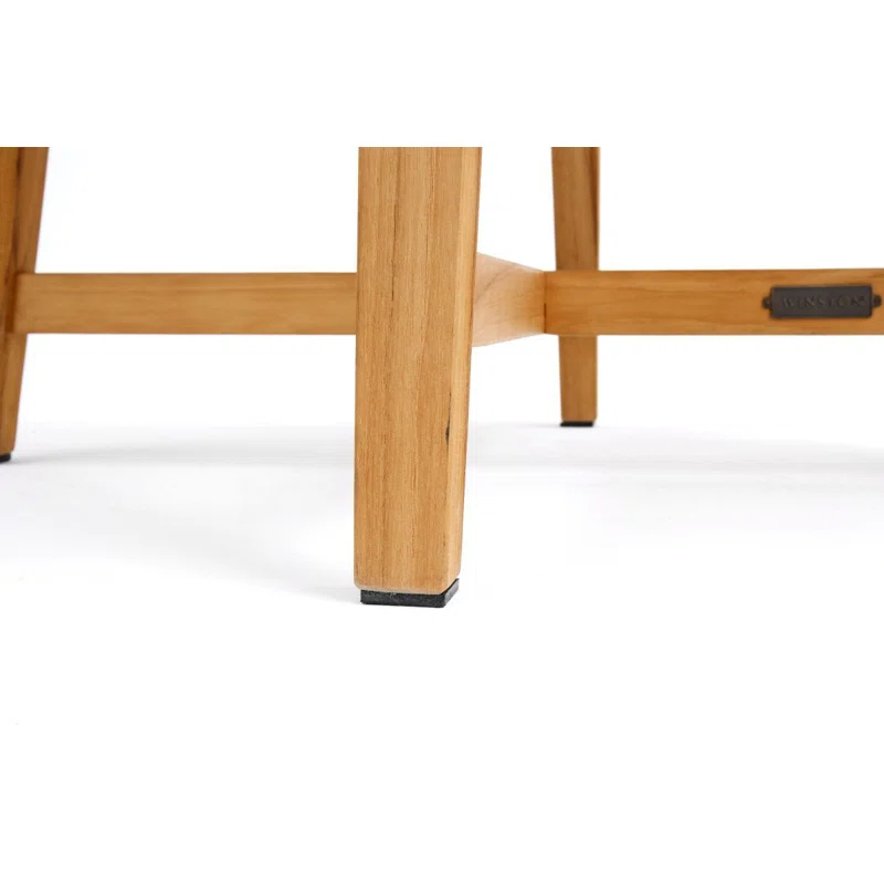 Winston Winston All-Natural Teak Outdoor 24" Square Side Table