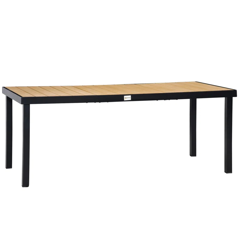 Outsunny Rectangular Outdoor Dining Table