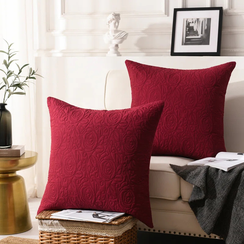 MarCielo Embroidered Pillow Cover