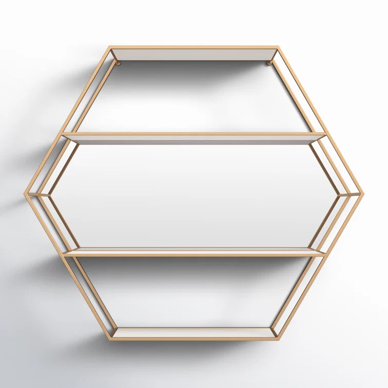 Celestia 3 Piece Hexagon Accent Shelf