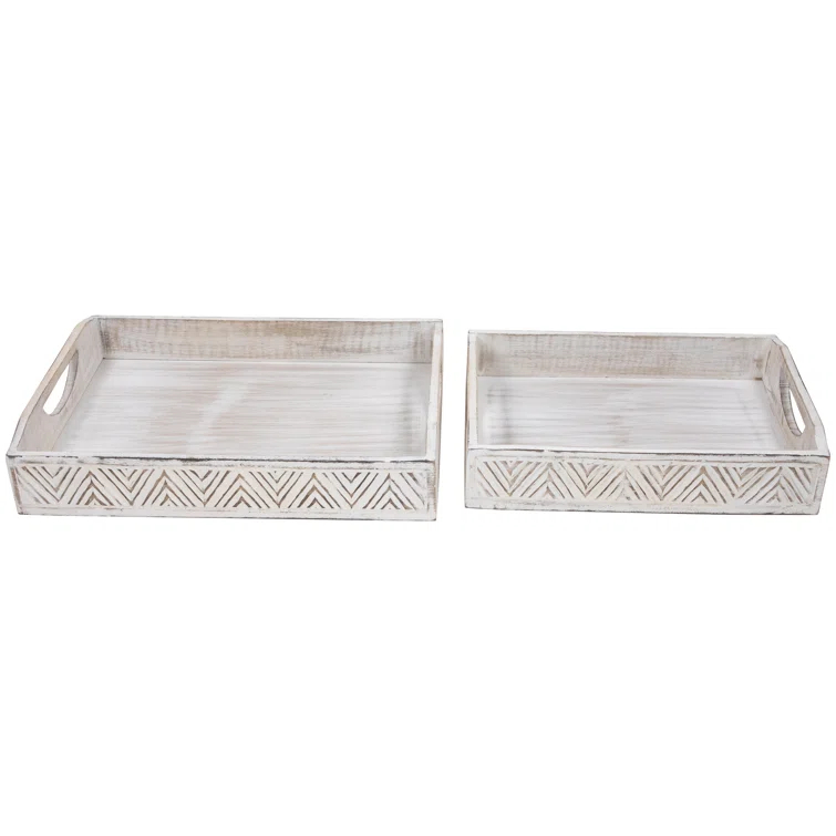Northlight Seasonal Tray - Set of 2